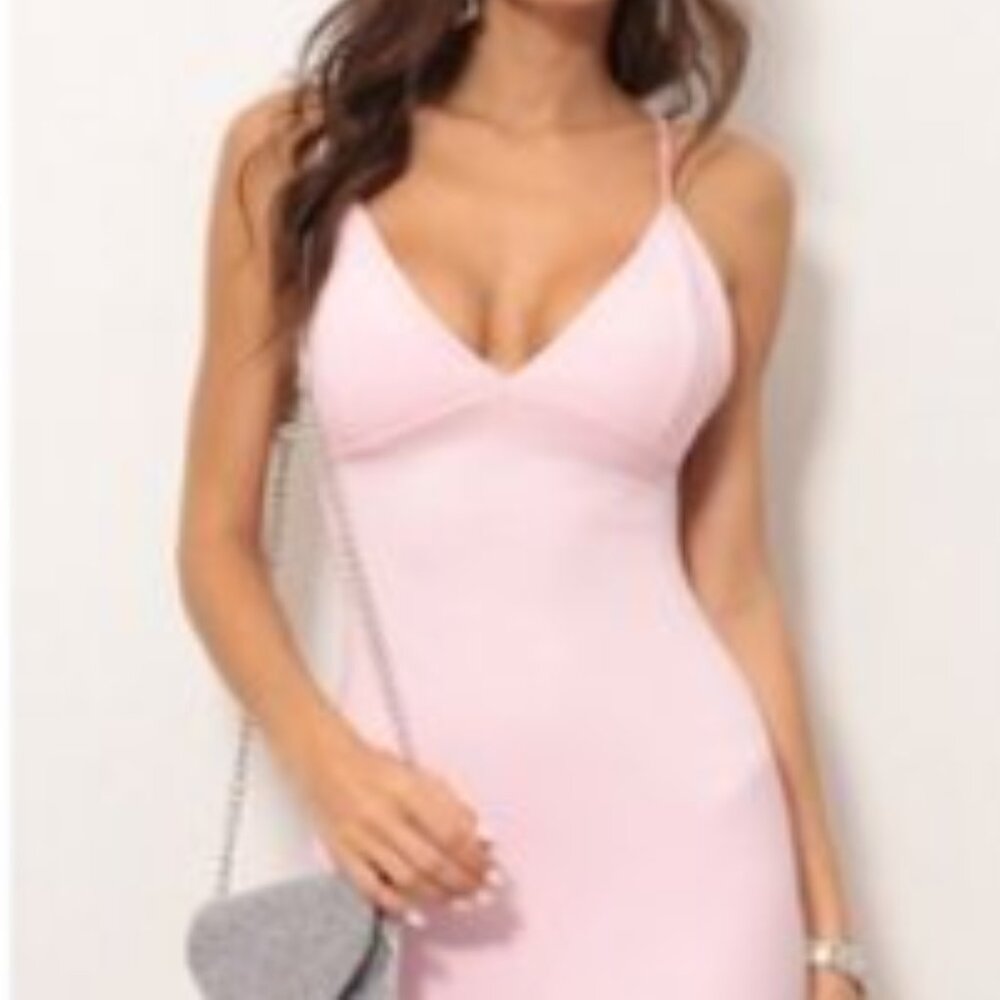 Lucy in the Sky Pink bodycon dress (NOT FOR SALE CURRENTLY